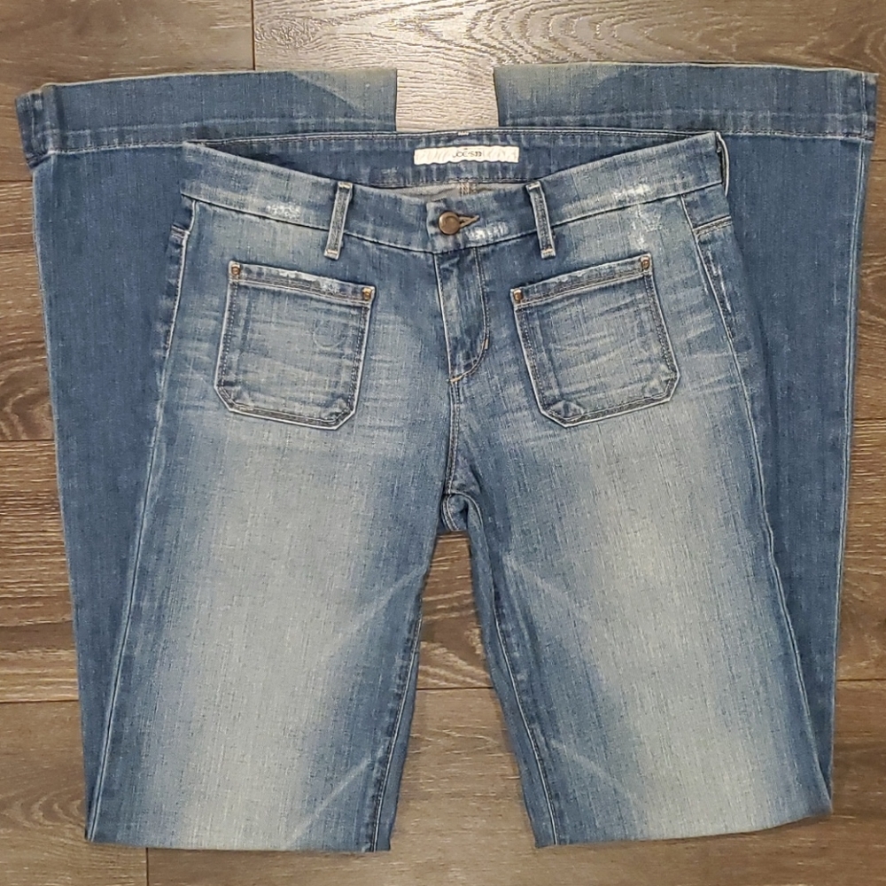 ❤JOES WIDE LEG TROUSER JEANS IN SASHA WASH, 6 (28)